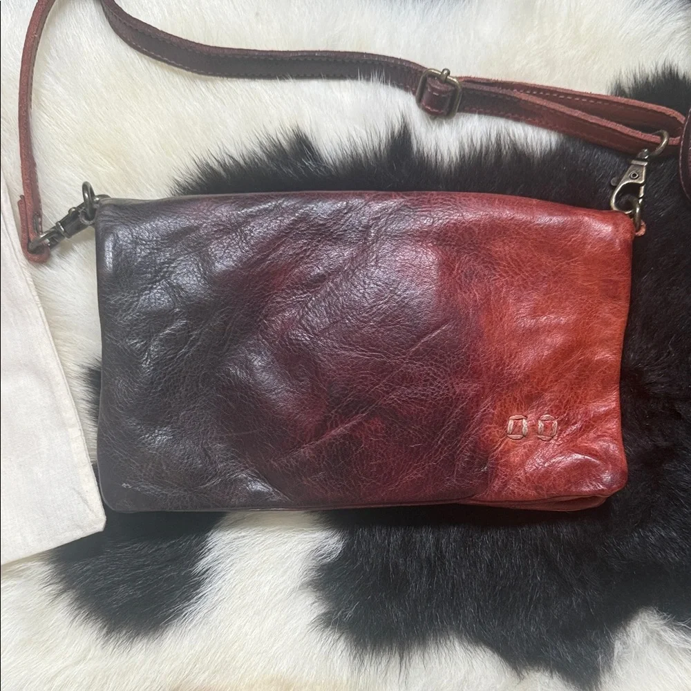 Bed|Stü Leather Cadence Wallet Wristlet Crossbody Bag Tie Dye - Picture 2 of 9